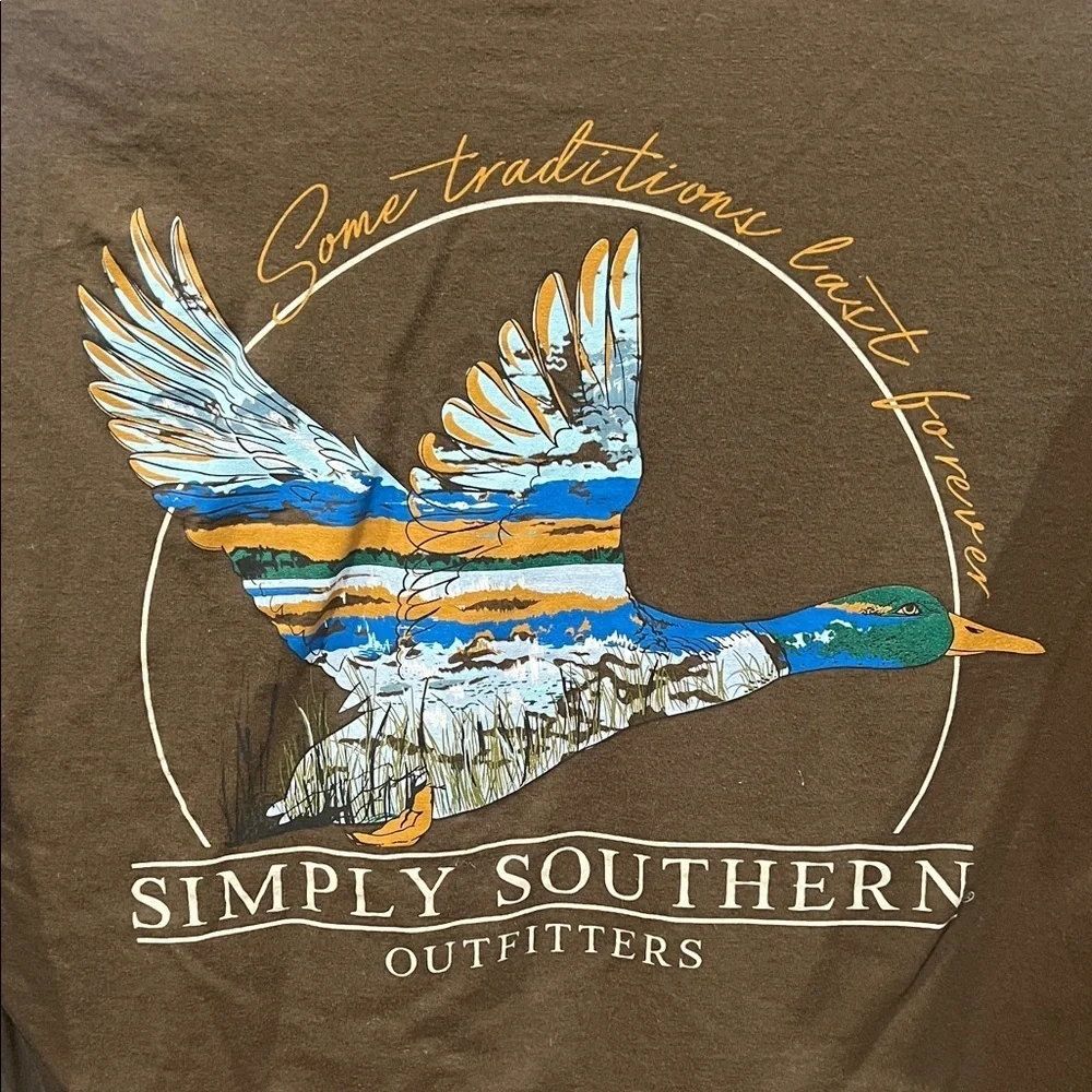 Simply Southern Dark Green Long Sleeve Tee